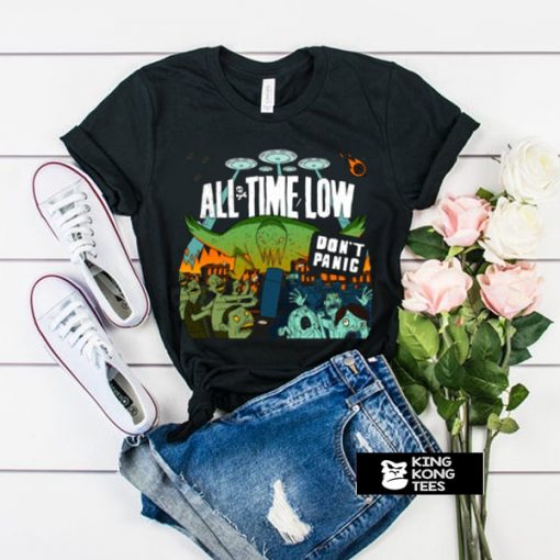 All Time Low Don't Panic tshirt