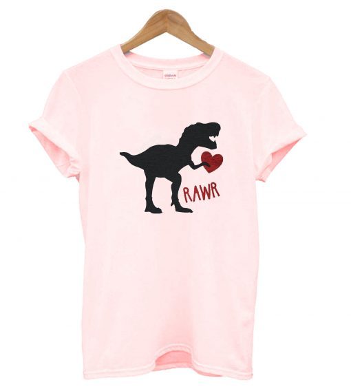 Boys Valentine Rawwr T Shirt