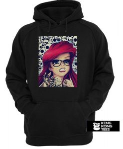 Goth Disney Princess Ariel hoodie