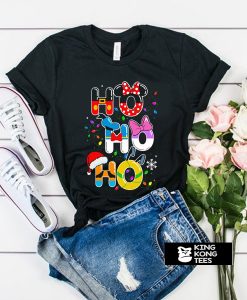 Ho Ho Ho Mickey Disney Christmas t shirt