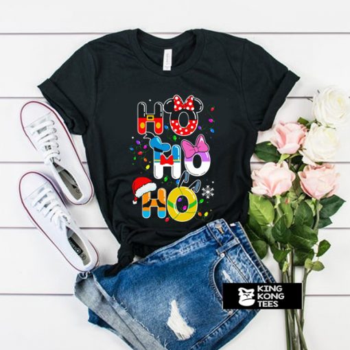 Ho Ho Ho Mickey Disney Christmas t shirt