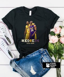 Kobe Bryant Basketball Tribute Los Angeles Number 24 8 t shirt