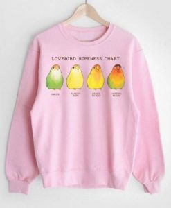 Lovebird Ripeness Chart Sweatshirt & Hoodie ay