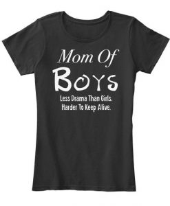 MOM OF BOYS TSHIRT AY