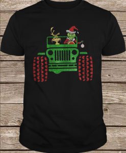 Max And Grinch Jeep t shirt