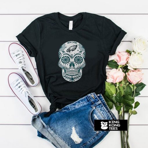 Philadelphia Eagles Sugar Skull t shirt