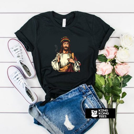 Pot Smoking Jesus t shirt