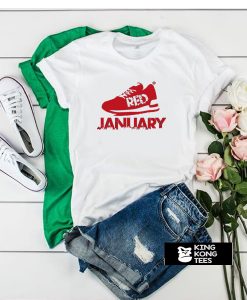 RED January t shirt