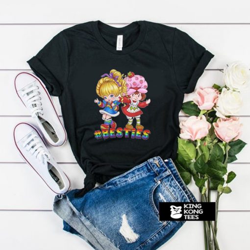 Rainbow Brite Strawberry Shortcake Besties t shirt