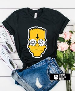 Satanic Bart Simpson t shirt