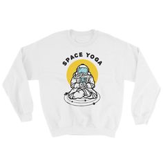 Space Yoga Unisex Crewneck Sweatshirt