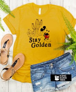 Stay Golden Mickey Mouse Casual t shirt