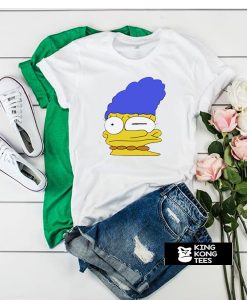 Stretched Marge Simpson t shirt