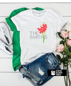 The smiths flowers white t shirt