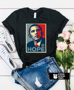 US President Barack Obama Hope t shirt