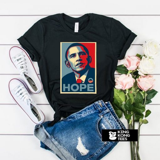 US President Barack Obama Hope t shirt