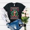 Ugly Christmas Sweater Mike Tyson Kith Me Under The Mithletoe Unisex t shirt