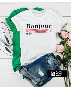 bonjour 1995 t shirt