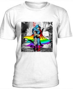 Batman vs Superman Gay Pride t shirt FR05