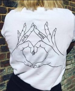 Girl Gang Love t shirt back FR05