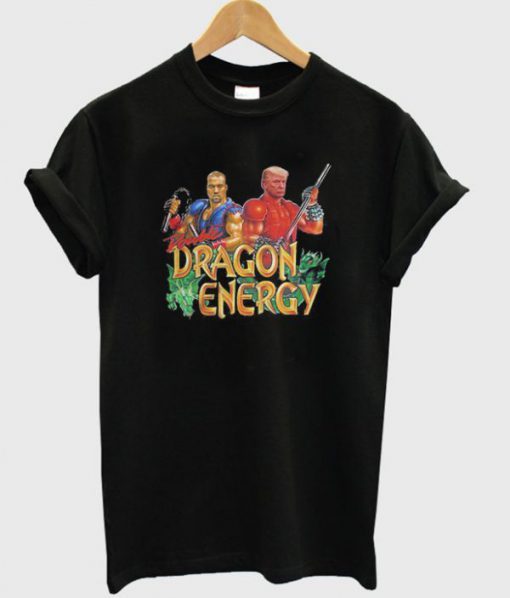 Kanye West Donald Trump Double Dragon Energy t shirt FR05