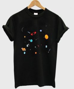 Space planet Galaxy t shirt FR05