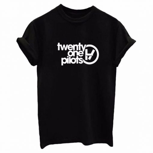 Twenty One Pilots Letters Print t shirt