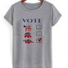 dinosaur vote t shirt