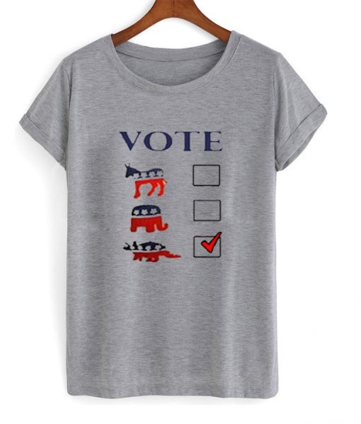 dinosaur vote t shirt