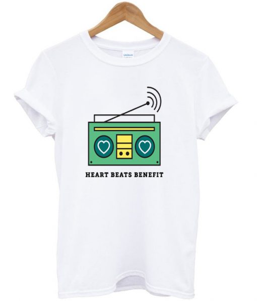 heart beats benefit t shirt