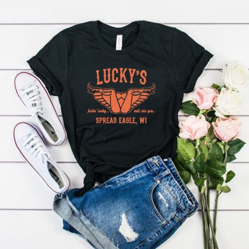 lucky's spread eagle t shirt