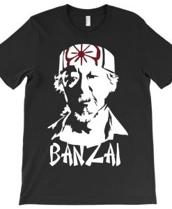 mr miyagi karate kid inspired banzai-cobra t shirt