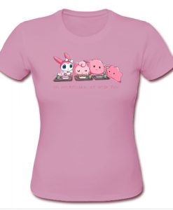 on wednesdays we wear pink pokemon t shirt