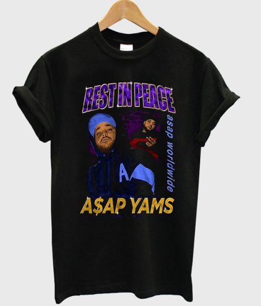 rest in peace asap yams t shirt FR05