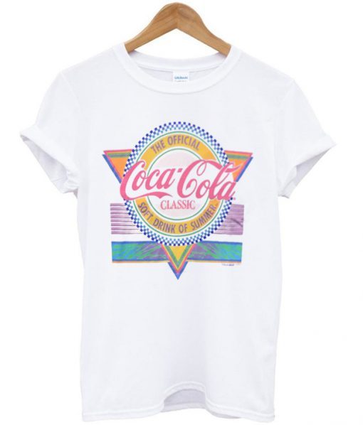 the official coca cola classic soft drink of summer t shirt FR05