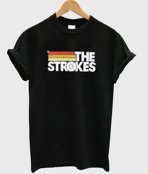 the strokes logo t shirt FR05