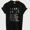 think like spencer dress like hanna swim like emily love like aria lie like alison t shirt FR05