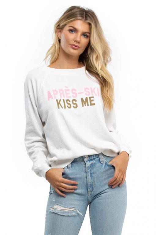 Apres-Ski Kiss Me sweatshirt