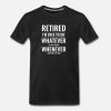 Funny husbands retired freedom t shirt