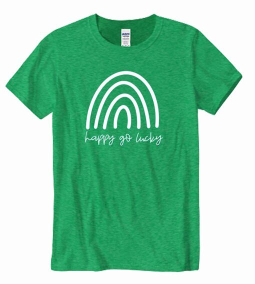 Happy Go Lucky Rainbow t shirt