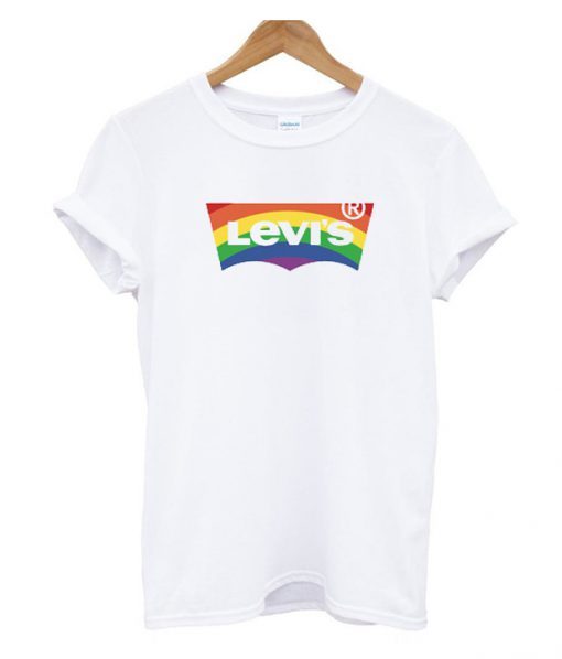 Levis Rainbow t shirt