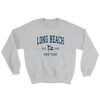 Long Beach New York Sailing Anchor Boat Flag sweatshirt