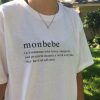 Monbebe defintion t shirt