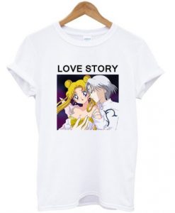 Sailor Moon Love Story t shirt