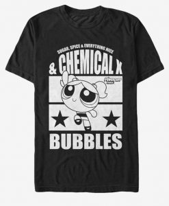 The Powerpuff Girls Chemical X Bubbles t shirt