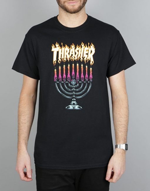 Thrasher Menorah t shirt