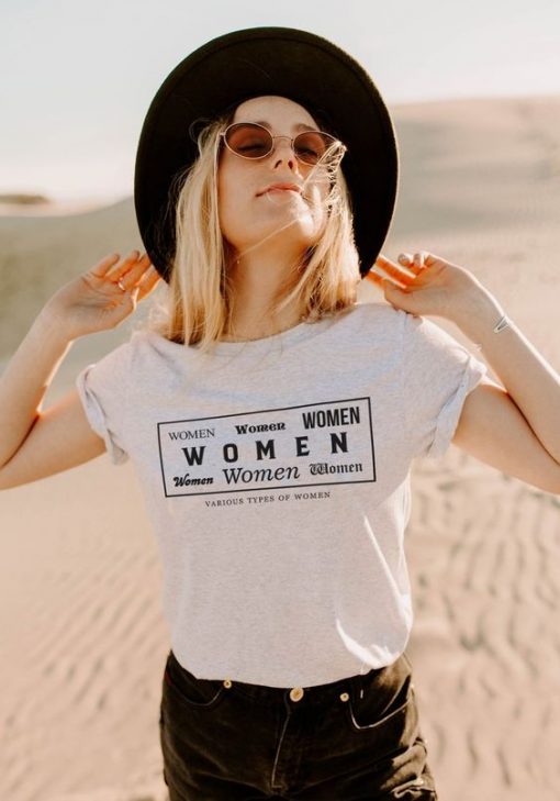 Various Types of Women t shirt