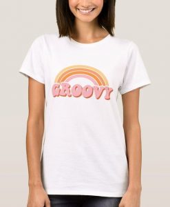 Vintage Groovy Rainbow t shirt