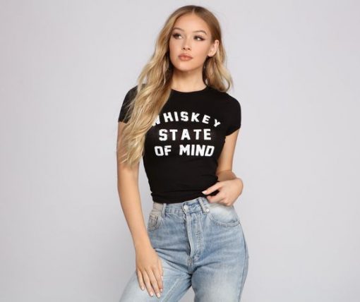 Whiskey State Of Mind t shirt