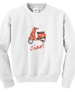 ciao vespa sweatshirt